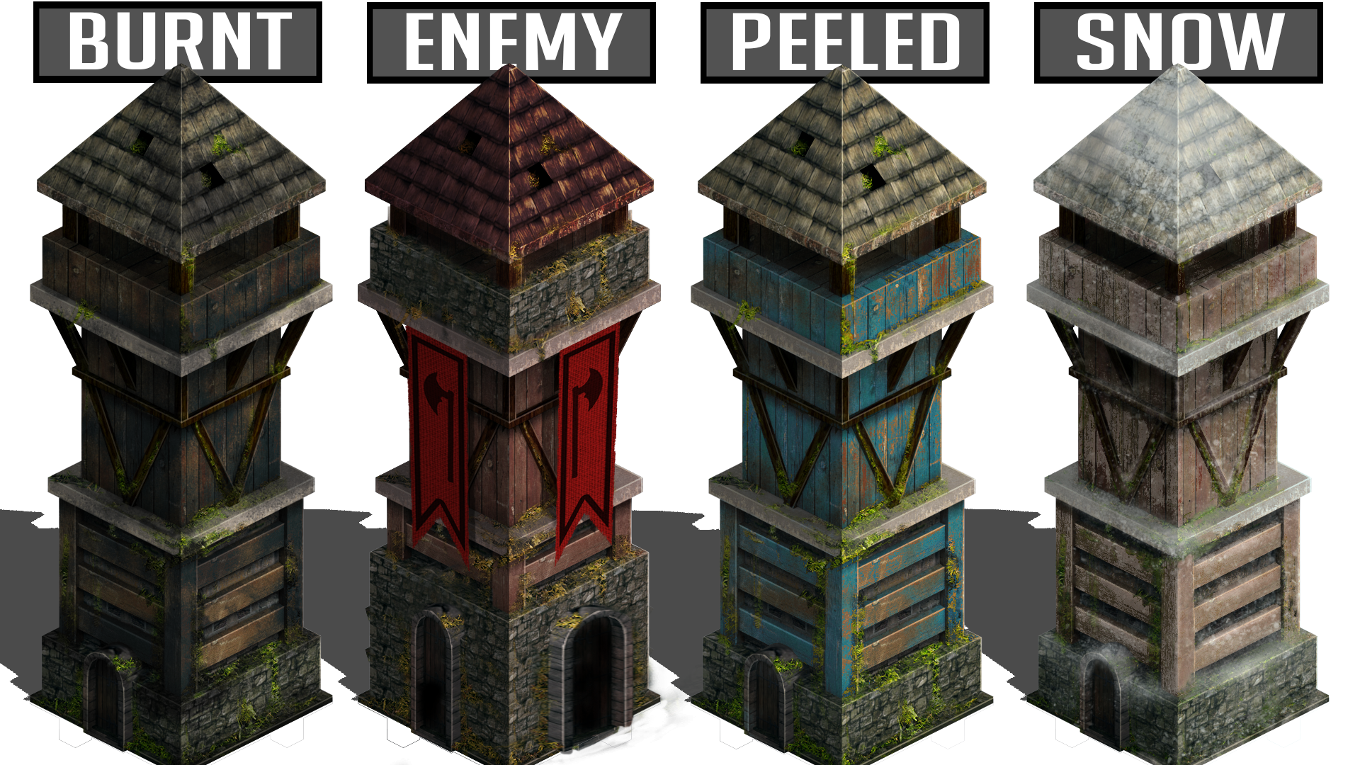 Haaidan’s Re-Skinned Tower Sprites